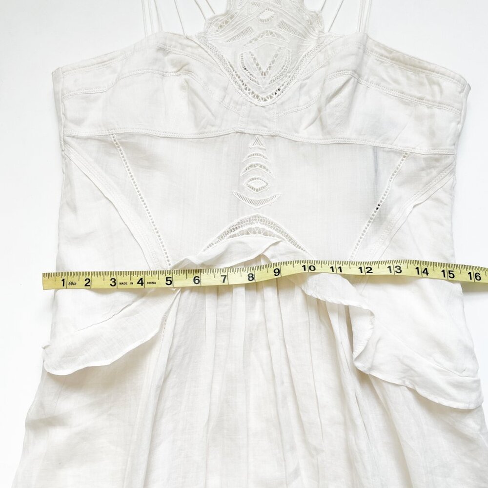 Isabel Marant Lindy Maxi Dress Ecru Size FR 40 US 8 NEW NWT - Picture 11 of 15